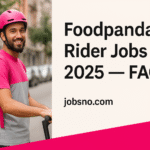Foodpanda Rider Jobs 2025 | Apply Online