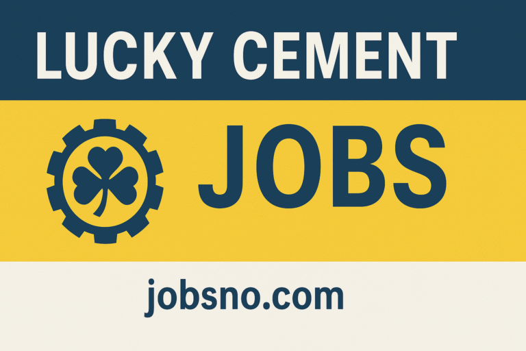 Lucky Cement Jobs 2025 | Online Apply
