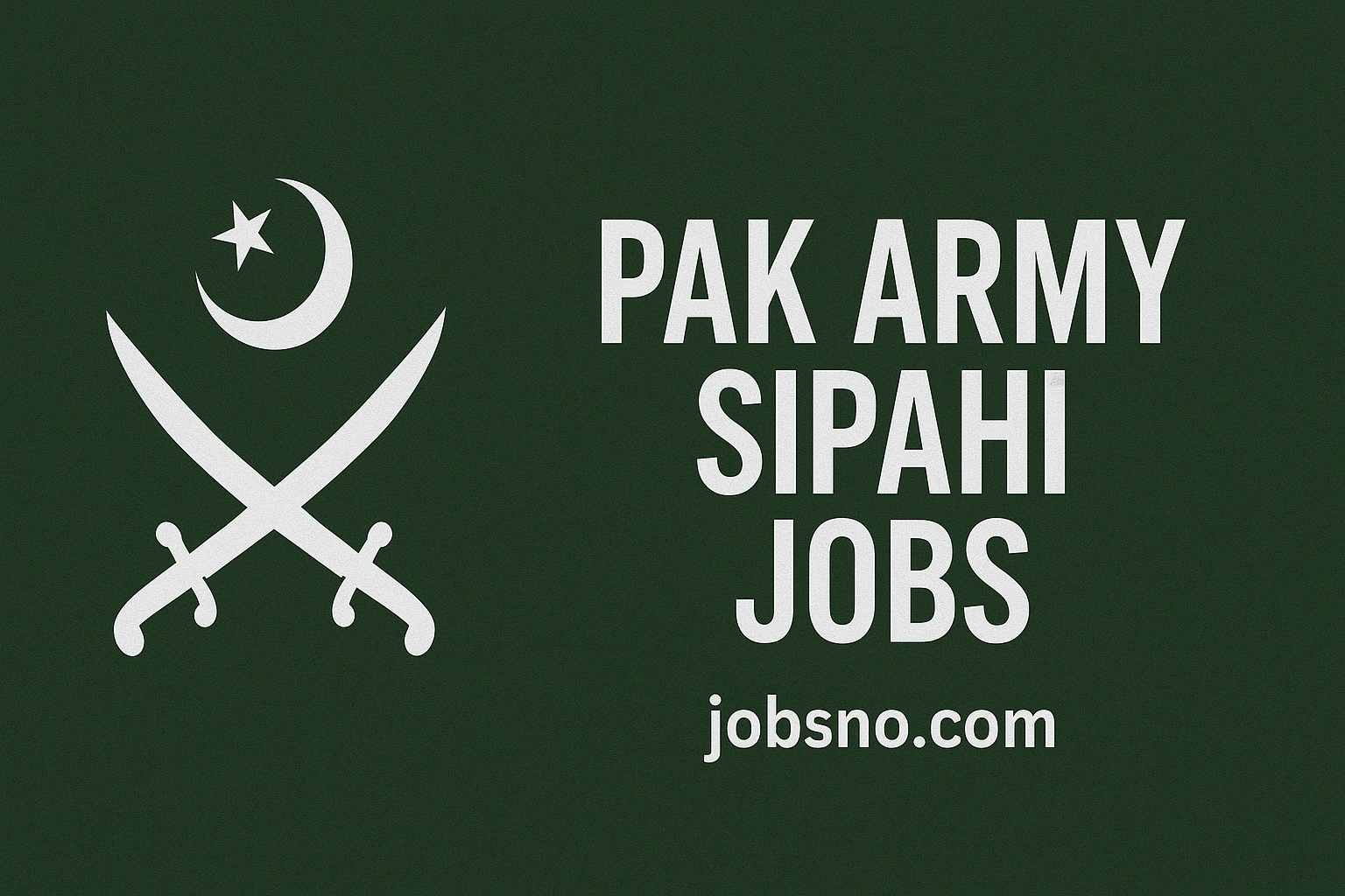 Join PAK Army Sipahi Jobs 2025 – Apply Online