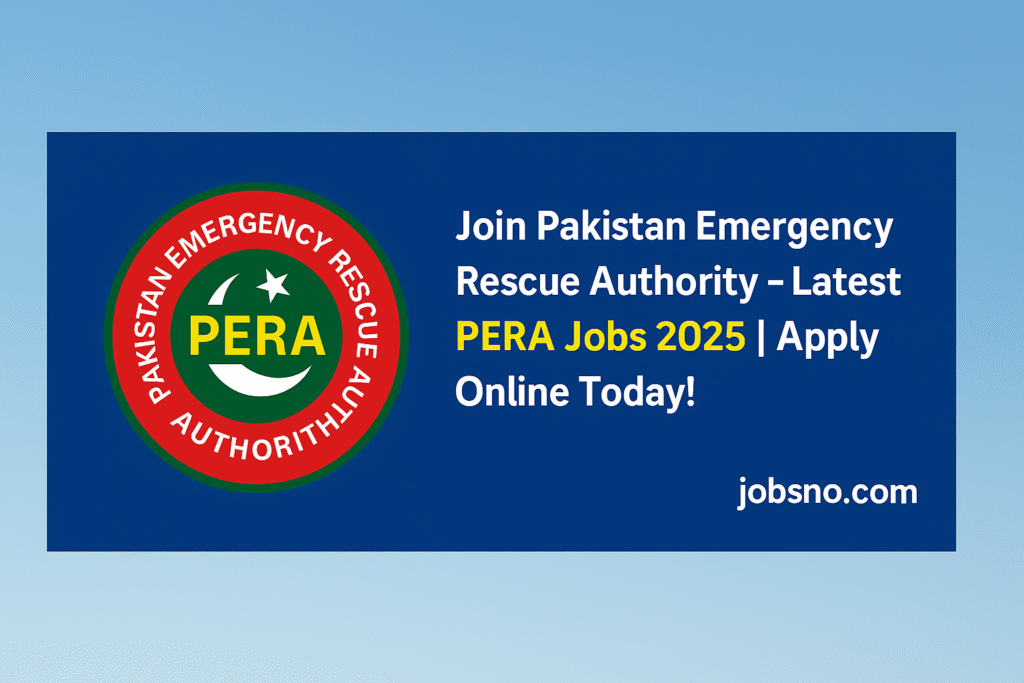 Latest PERA Jobs 2025 | Apply Online Today