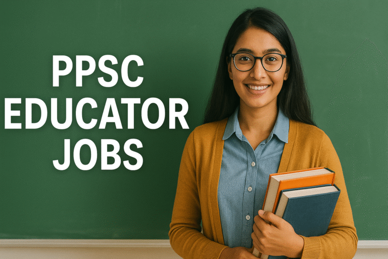 PPSC Educator Jobs 2025 | New Advertisement 