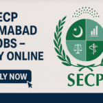 SECP Islamabad Jobs 2025 – Apply Online