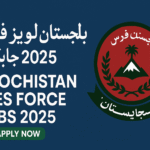 Balochistan Levies Force Jobs 2025 | Apply Online