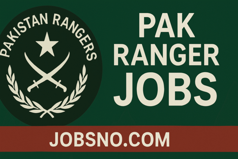 Pak Ranger Jobs 2025 | Online Registration